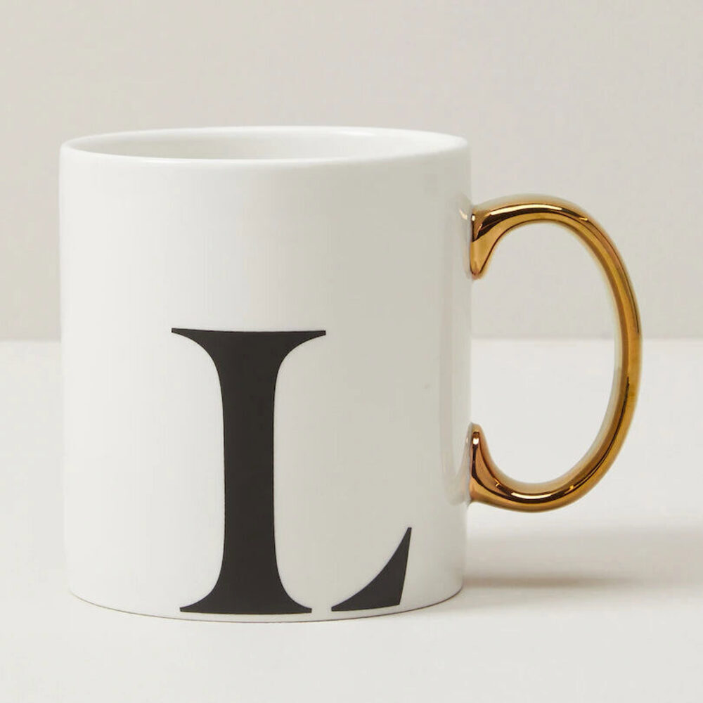 MONOGRAM MUG - WHITE - VARIOUS LETTERS - Picture 7 of 15
